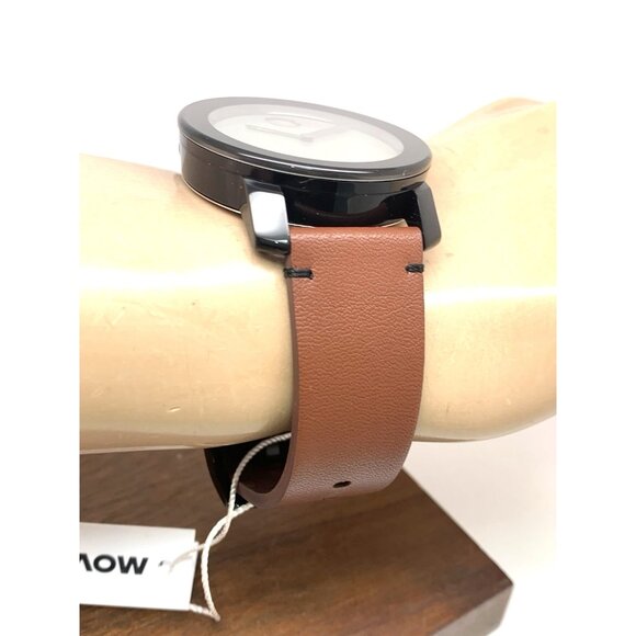 Movado Men's Watch 3600442 Bold Swiss Quartz Gray Dial 42mm Brown Leather Strap - Picture 12 of 14